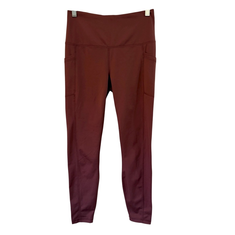 YOGALICIOUS LUX 7/8  High Waisted Pockets Athletic Leggings‎ Women's Size S